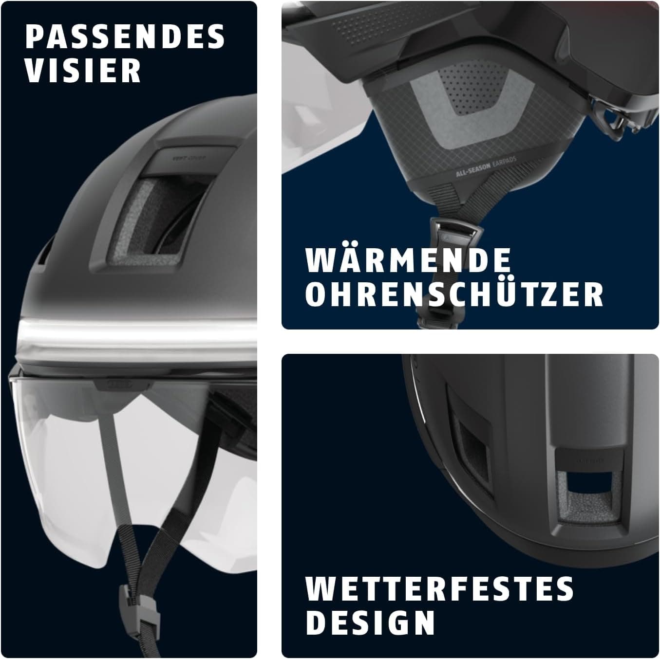 ABUS HYP-E ACE Fahrradhelm für Erwachsene Detailansicht Licht Blinklicht