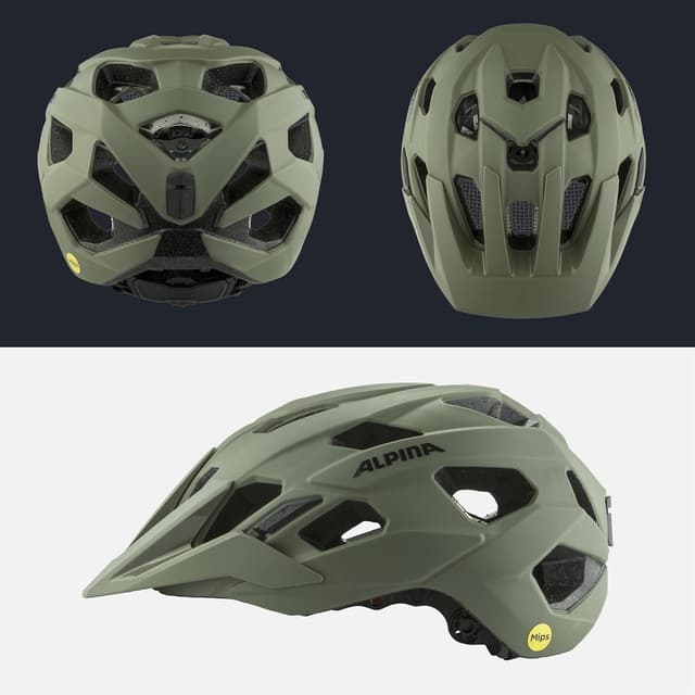 Alpina Plose MIPS Fahrradhelm Detailansicht Belüftung