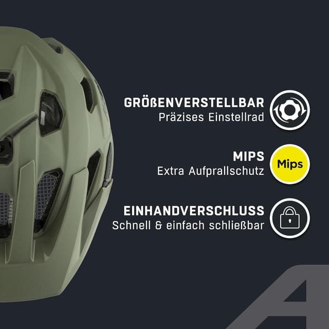 Alpina Plose MIPS Fahrradhelm Detailansicht Schale und MIPS