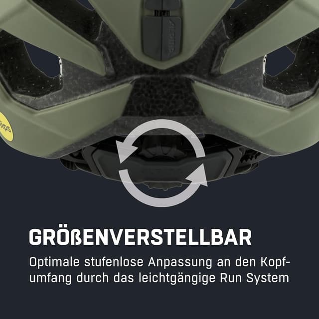 Alpina Plose MIPS Fahrradhelm Detailansicht Verschluss und Gurte